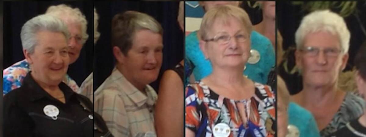 TRAGEDY: The women killed in the Navarre car crash, from left, Tess Ely, Dianne Barr, Claudia Jackson and Elaine Middleton. Image: Channel Seven