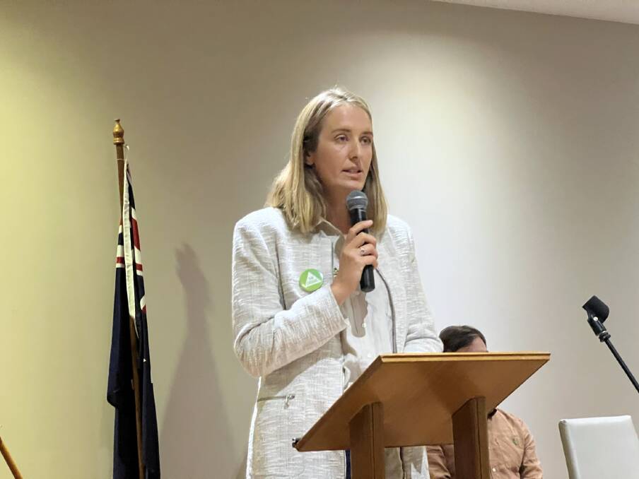 Greens Party candidate Hillary McAllister. Picture: BEN FRASER