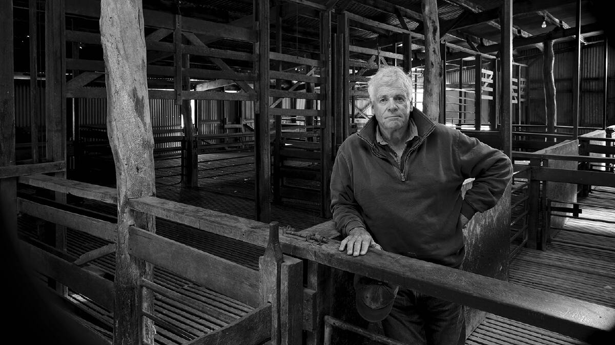 IN AWE: A portrait of Antony Baillieu, at the Yarram Park Woolshed, by award-winning photographer Andrew Chapman. Picture: CONTRIBUTED
