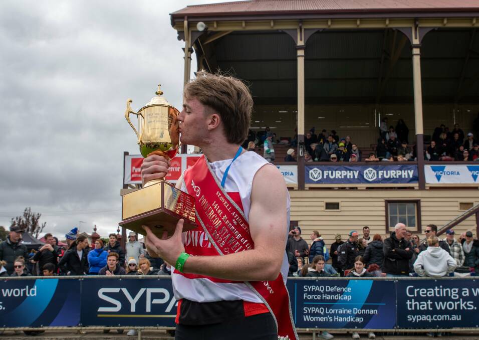 Defending Stawell Gift champions - Ryan Tarrant and Bella Pasquali, currently 19 and 17 - will return in 2024. Picture by Karl Meyer