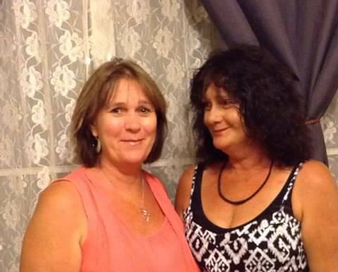 Life savers: Lindell (left) performed 20 minutes of CPR on her sister Sharon (right) after she accidentally overdosed. Picture: SUPPLIED
