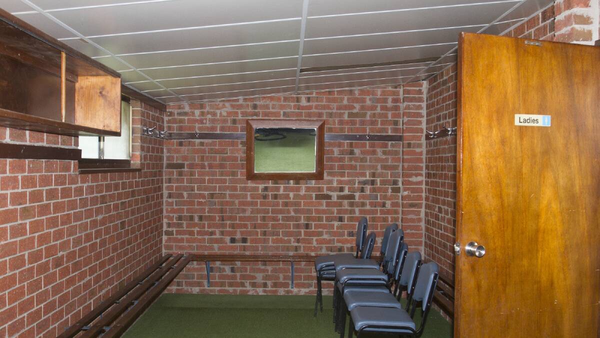 Overdue: the changerooms have not been upgraded since the 1970s. Picture: PETER PICKERING