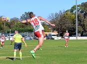 Ararat vice captain Jack Ganley enjoyed kicking the first goal of the game against Horsham on Saturday, April 20. Picture by Ben Fraser