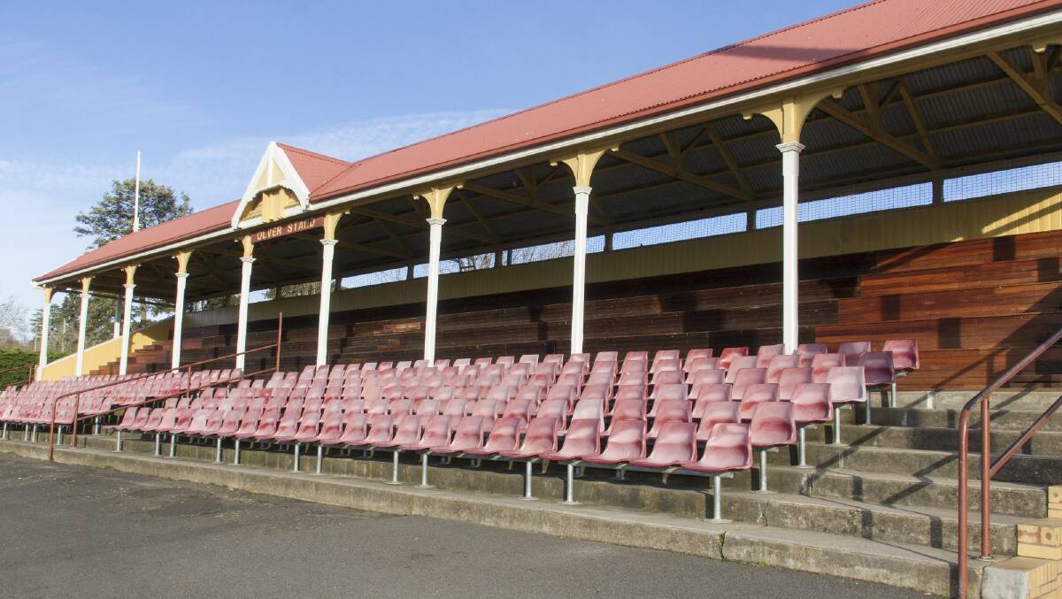 FACELIFT: Olver Stand at Alexandra Oval. Picture: PETER PICKERING
