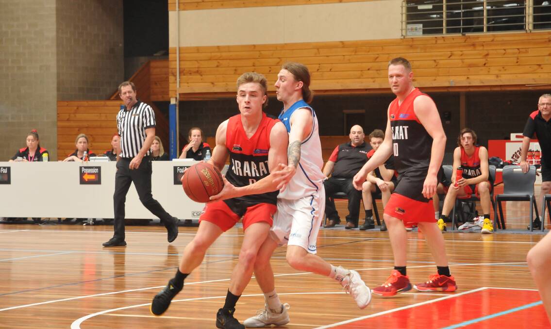 BALL MOVER: Ararat Redbacks DJ Woods has been the team's top scorer in most games this season. Picture: CASSANDRA LANGLEY