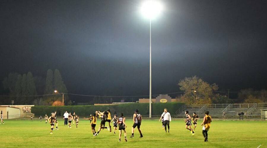 Stawell's Friday night football at Central Park. Picture: KARL MEYER