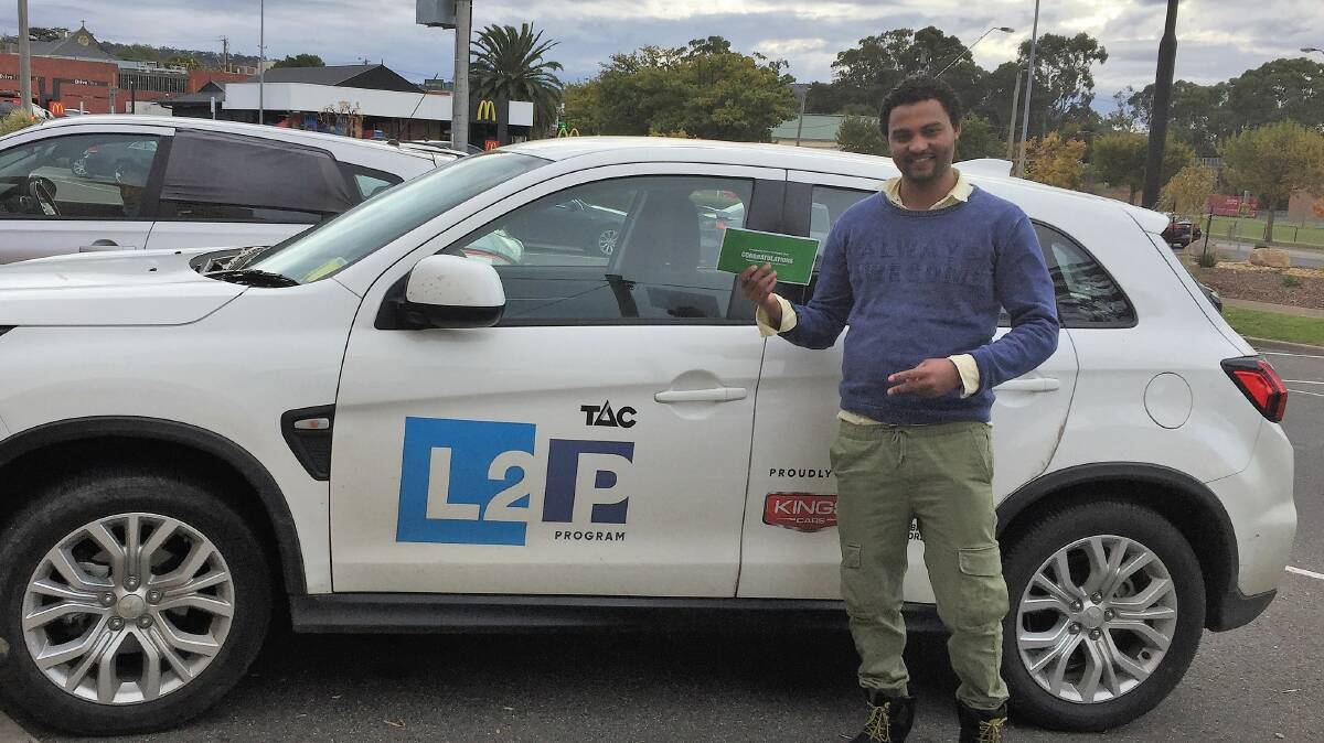 Geda was one of 15 learner drivers to gain his probationary licence through Central Grampians LLEN's TAC L2P Program in the past 12 months.