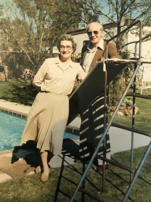 LONG LIFE: Thelma and Stan Illig lived out their days in Stawell, Victoria,