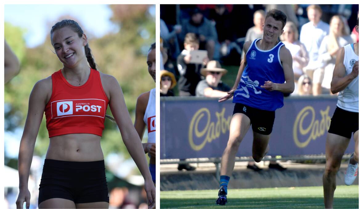 HOMETOWN HOPEFULS: Ararat's Sarah Blizzard and Paddy Turner will be cheered on by crowds from across the region. 