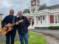 ON STAGE: Entertainers Rodney Vincent and Lucky Starr performed in a free concert at the Ararat Town Hall. Picture: CASSANDRA LANGLEY