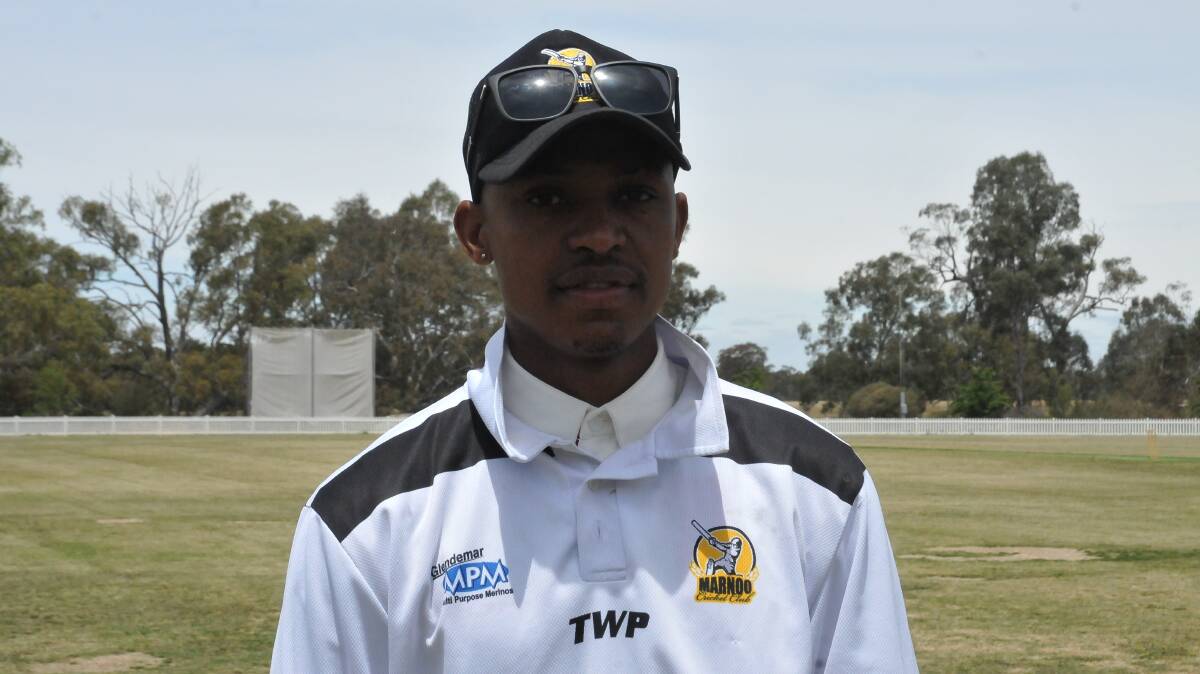 NEW RECRUIT: Marnoo Cricket Club has recruited Zimbabwe's Tendai Power Maruma, a first-class cricketer for the 2019-20 season. Picture: CASSANDRA LANGLEY