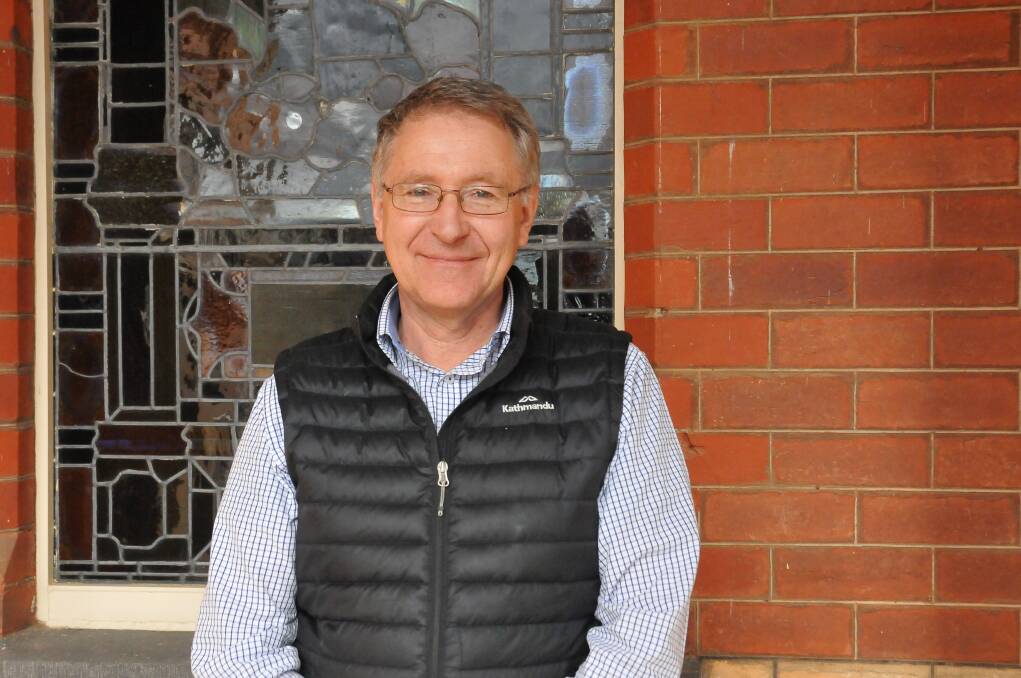FAREWELL: Marian College business manager Russell Barker retires from the school. Picture: CASSANDRA LANGLEY