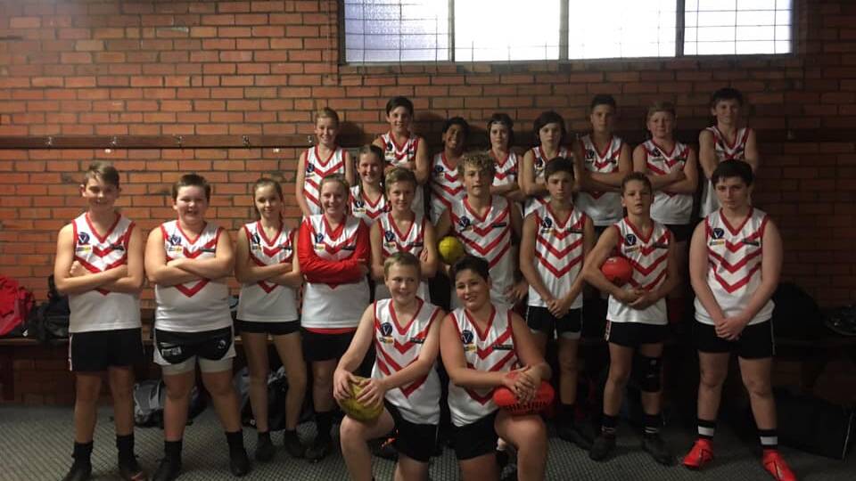 ARARAT: Top-aged players from Ararat's under-13 junior football competition. 