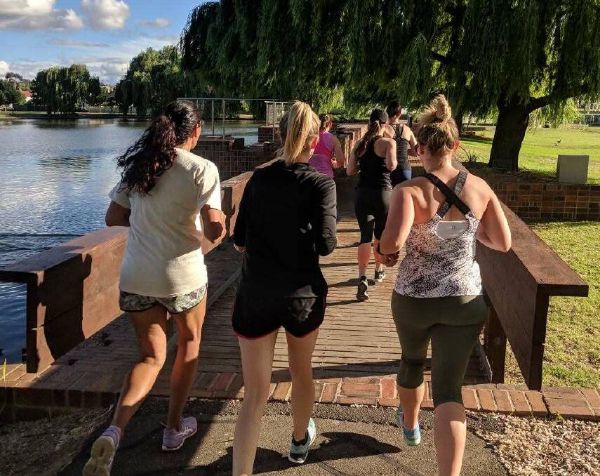 ACTIVE: Women of the Run Chicks Stawell Running Community keeping fit.