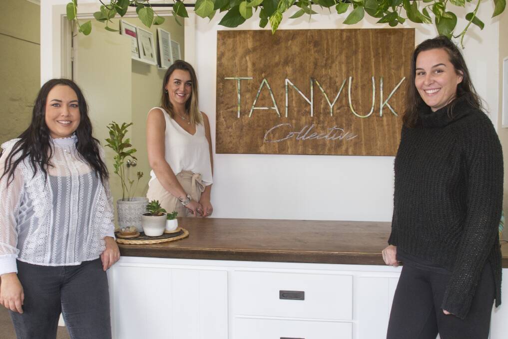 Ashlea Wilson, Cass Anthony and Bec Star have collaborated to open Tanyuk Collective. Picture: PETER PICKERING