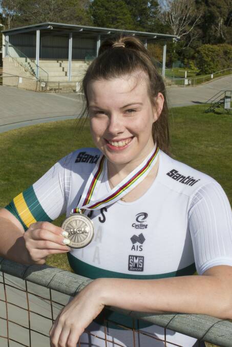 MOVING UP: Alice Culling makes the big switch from being a junior rider to a senior rider for the Victorian Institute of Sport. Picture: CONTRIBUTED
