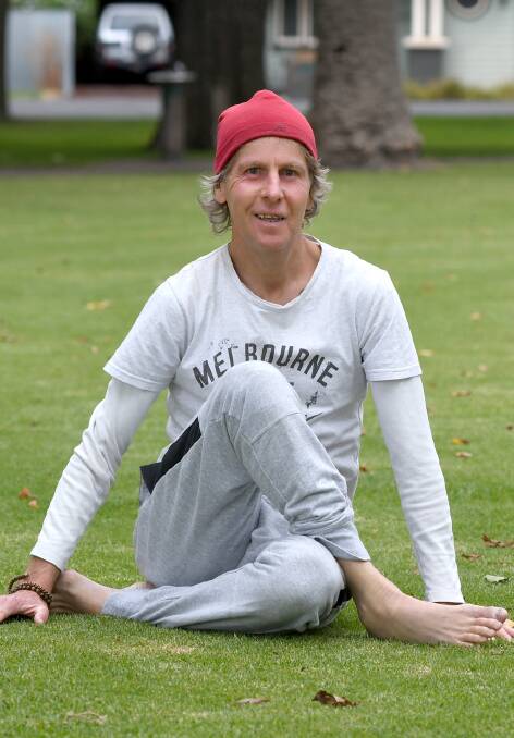 Yoga and meditation teacher Aaron Schultz. Picture: SAMANTHA CAMARRI