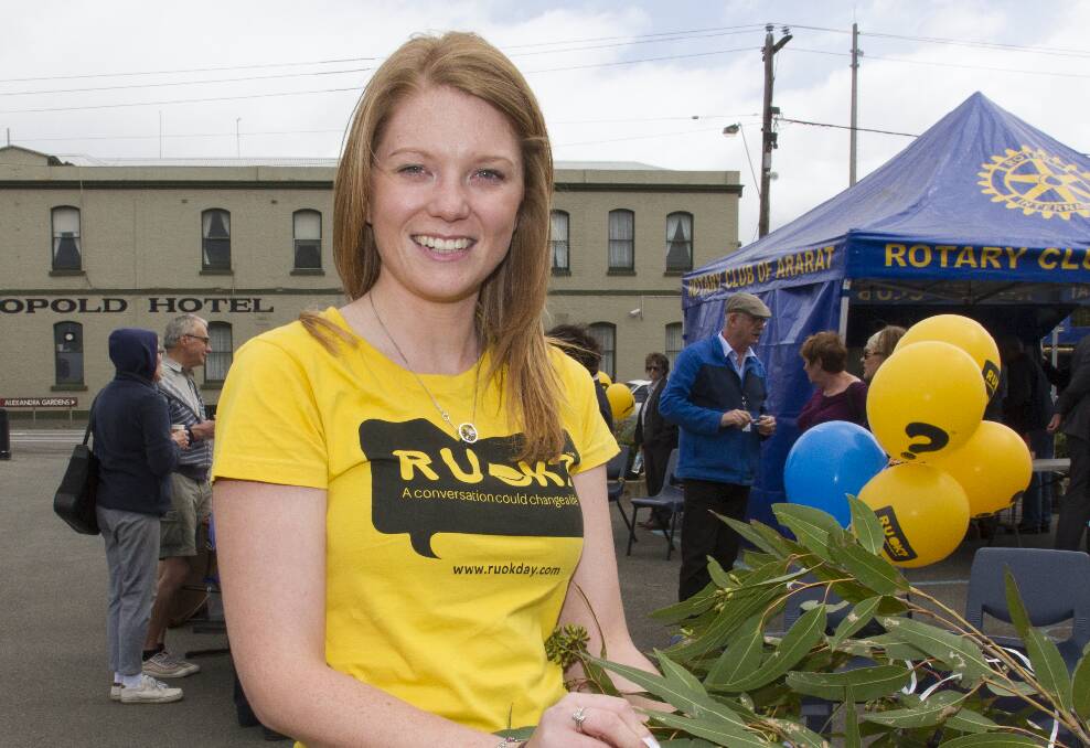 REACHING OUT: Stawell resident and mental health advocate Lauren Dempsey is encouraging others to share their stories. Picture: PETER PICKERING