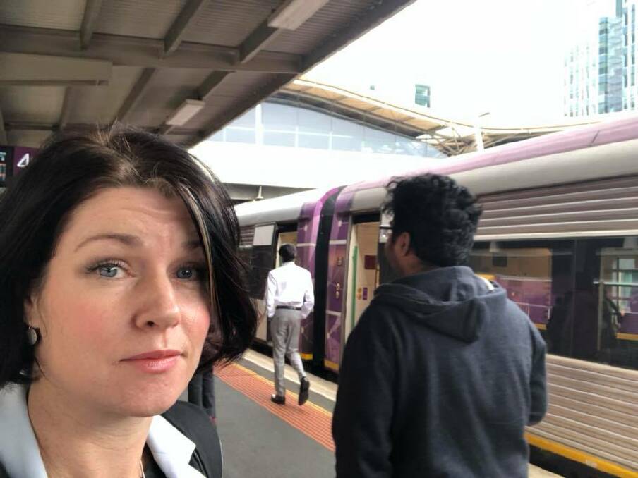 COMMUTE: Member for Lowan Emma Kealy experienced the struggles of public transport first hand last week, when she decided to use it to travel from Horsham to Melbourne. All up, the trip took over five hours. Picture: CONTRIBUTED