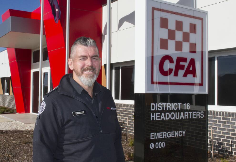 Country Fire Authority District 16 operations manager Bernie Fradd.