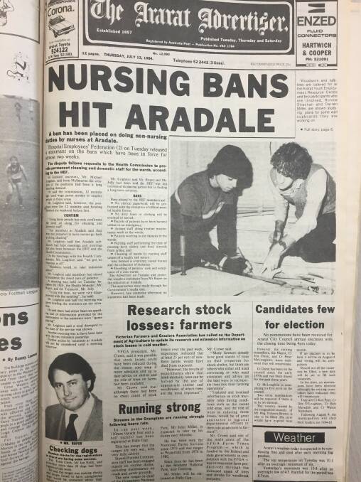 On this day in 1984: Nursing bans hit Aradale