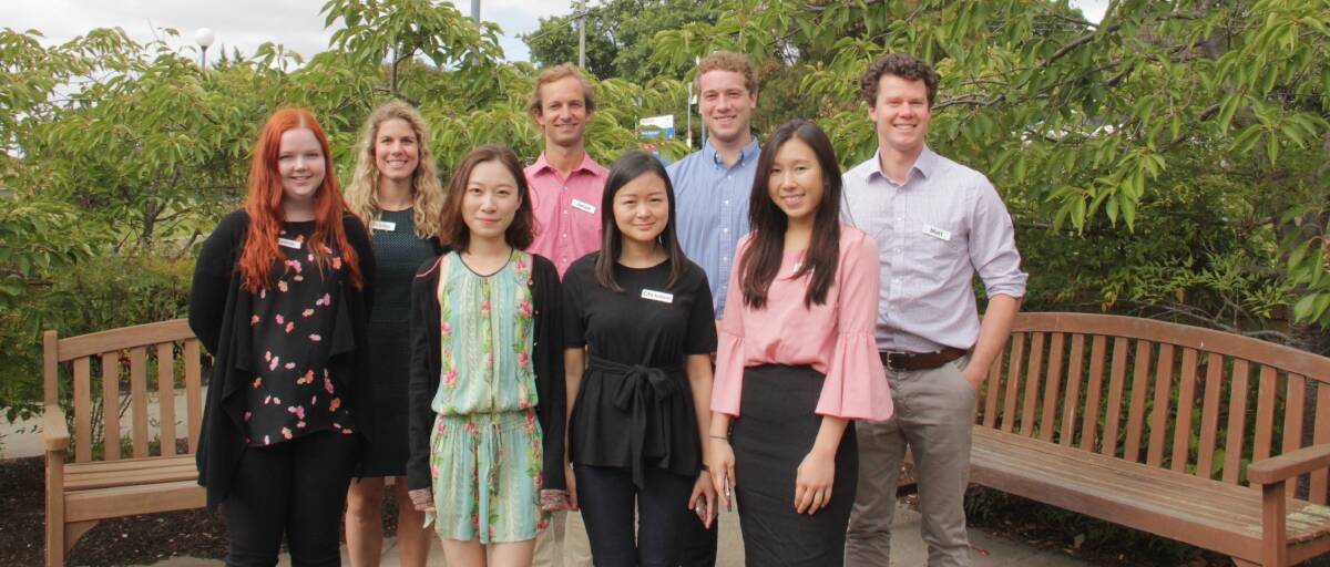 Eight interns have joined the region's medical training program. Pictured: Emma Brown, left, Sophie Ootes, Josephine Miao, James Ingram, Christine Tan, William Kimpton, Lynette Lau and Matt Lawley. Picture: JODIE HOLWELL.


