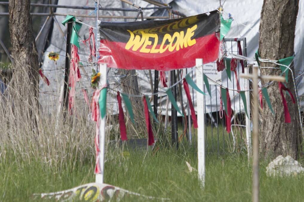 NEW HOME: A long-serving activist at the Western Highway campsite, says she feels a sense of obligation to stay on and fight for their cause.