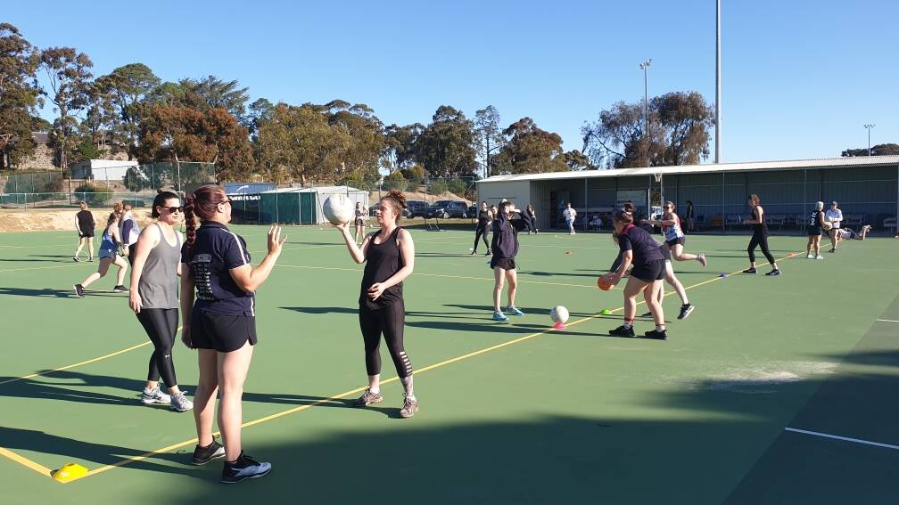 ON TRACK: Pre-season training shows promising numbers for netball. Picture: CONTRIBUTED. 