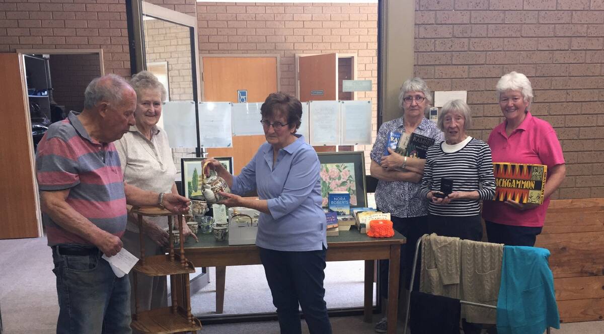 GENEROUS: Members of the Ararat West Uniting Church prepare for the weekend's garage sale and fete. Picture: JESSIEANNE GARTLAN. 