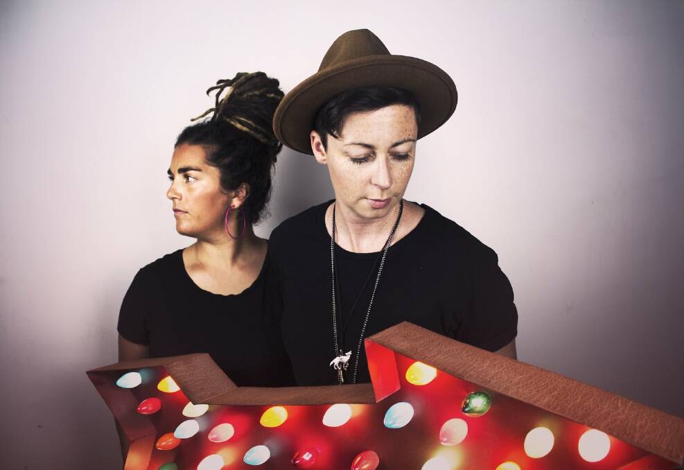This Way North is Cat Leahy and Leisha Jungalwalla and they are performing in Ararat on Wednesday night. PICTURE: Supplied.