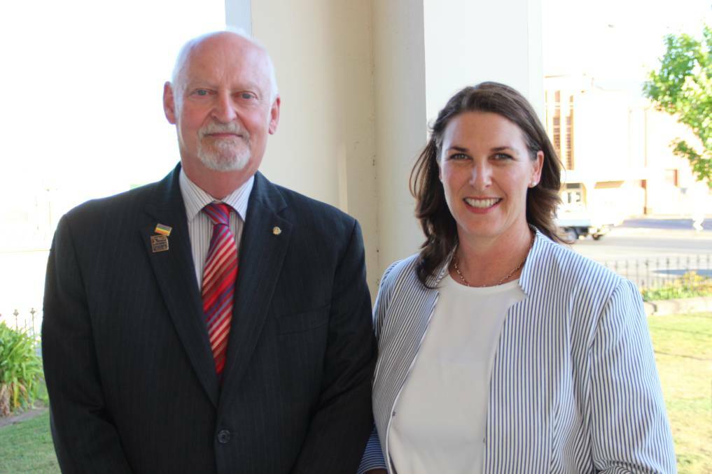 2018-19 Ararat Rural City Council mayor Peter Beales has endorsed deputy mayor Jo Armstrong as the next mayor. Picture: LACHLAN WILLIAMS