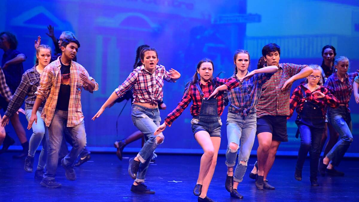 DANCE: Marian College students tell a story about climate change and mental health through dance. Picture: SUPPLIED.
