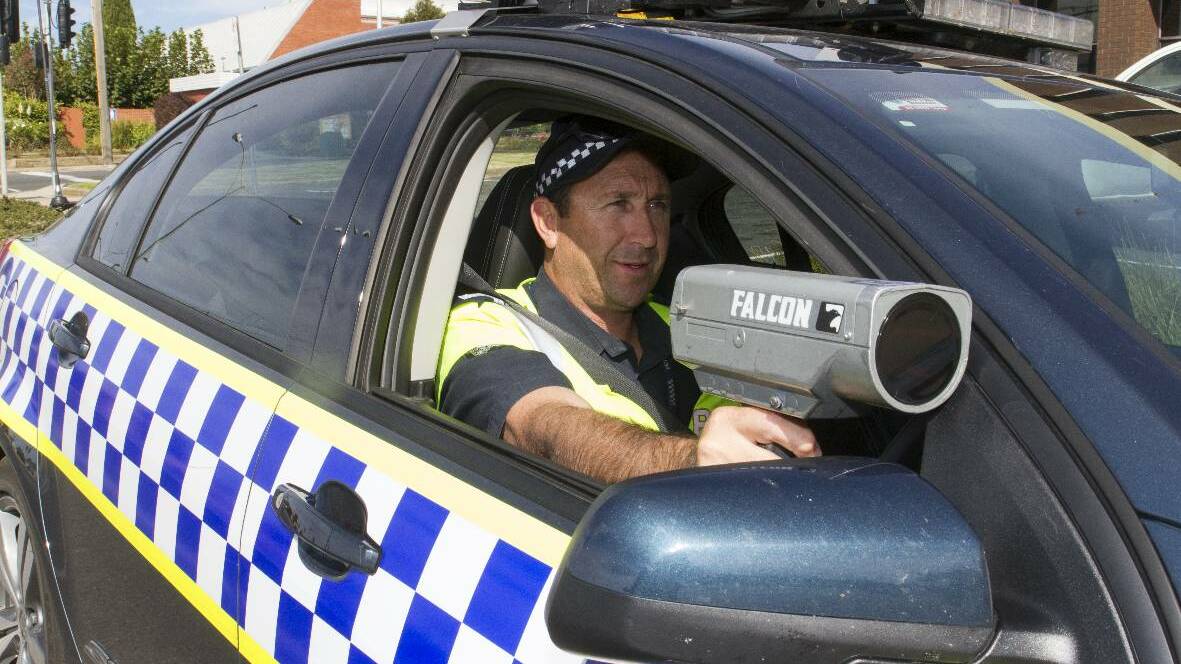 Sergeant Shaun Allen from the Northern Grampians Highway Patrol has warned local motorists to be on their best behaviour during the holiday period. Picture: PETER PICKERING