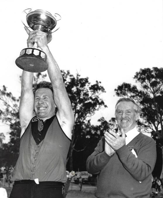 Tony Beck (left) and president John White.