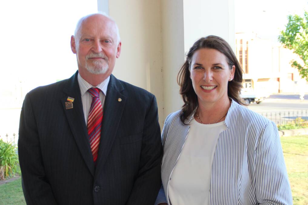 2018-19 Ararat Rural City Council mayor Peter Beales and deputy mayor Jo Armstrong. Picture: LACHLAN WILLIAMS