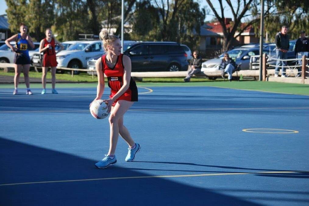 CRUCIAL: Stawell's Lisa Fleming will have to be at her best along with other experienced Warriors to beat the Saints. Picture: Stephen Walker.