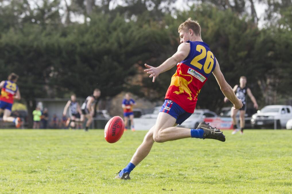 LEADER: Great Western's Nick Dunford booted two goals and was once again among the best for his side. Picture: Peter Pickering.