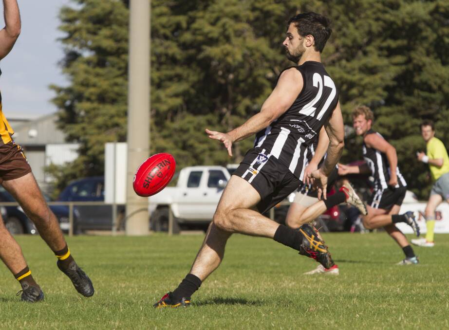 CONFIDENT: Wickliffe-Lake Bolac coach Nigel Otto said there is no pressure on his side ahead of Saturday's qualfying semi-final. Picture: Peter Pickering.
