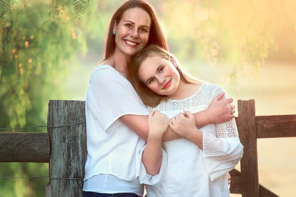 MOTIVATION: Kathryn Mills said one of her big reasons behind going to Russia for treatment for her MS is her daughter, Dellah. Ms Mills leaves for Moscow this weekend. Picture: CONTRIBUTED