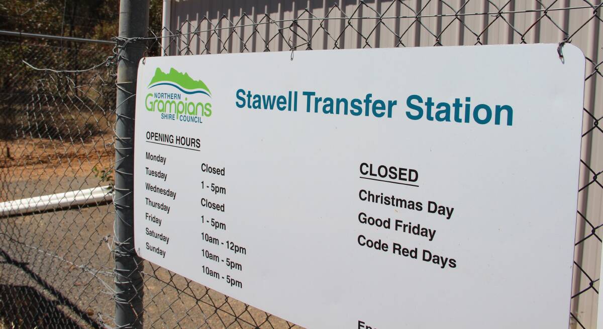 Stawell Transfer Station. Picture: LACHLAN WILLIAMS