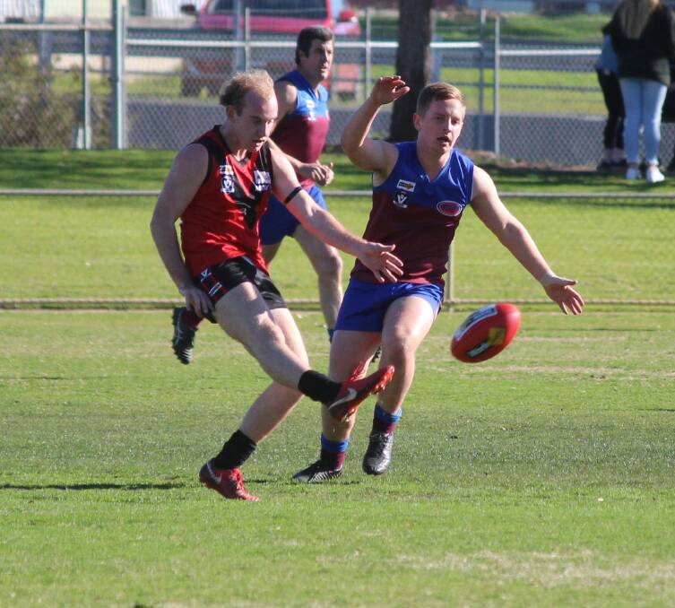 Bailey Taylor has made a spot in Stawell's senior side his own. Picture: LACHLAN WILLIAMS