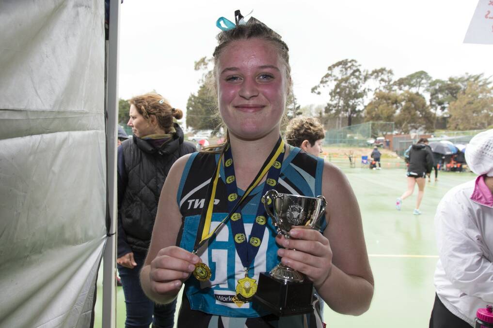 Best on court in 17-and-under grand final Kirsty Skubnik (Moyston-Willaura)