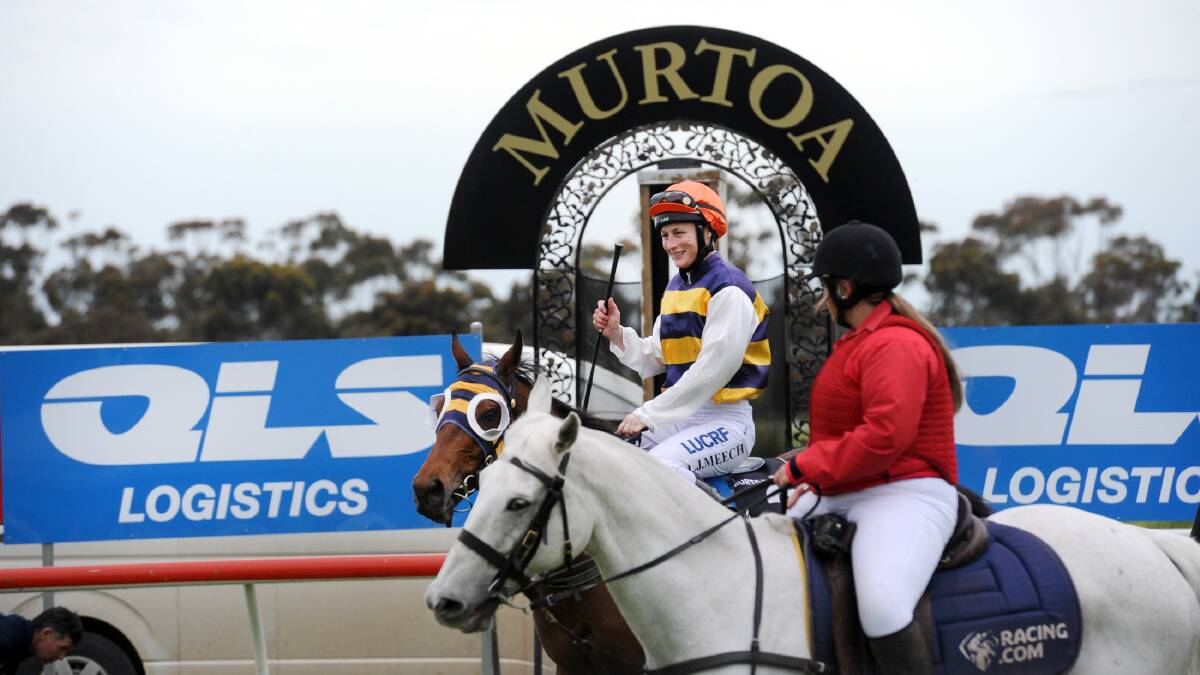 Meech at the Murtoa Cup in 2016. 