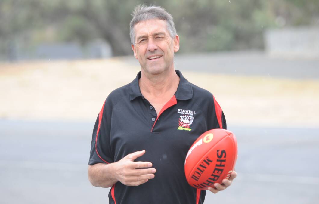 Ian Stewart has been a committed member of the Stawell Football Netball Club for years. Picture: MATT CURRILL 