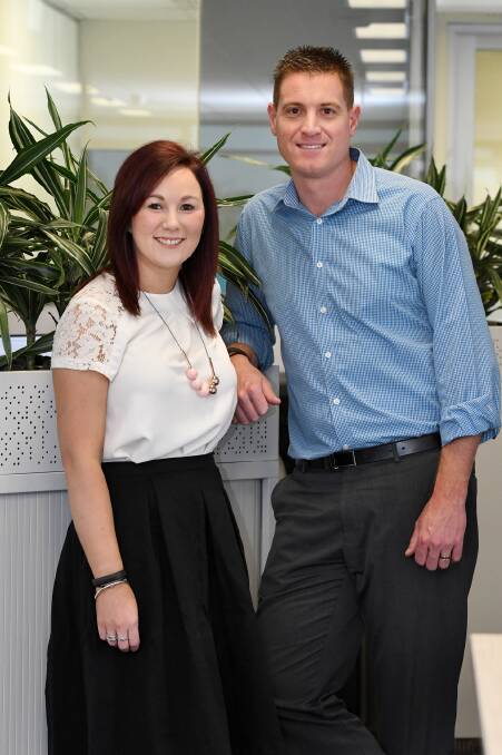 YOUR NEWS, YOUR WAY: Ararat Advertiser editor Jessica Grimble and advertising manager Clint King. 