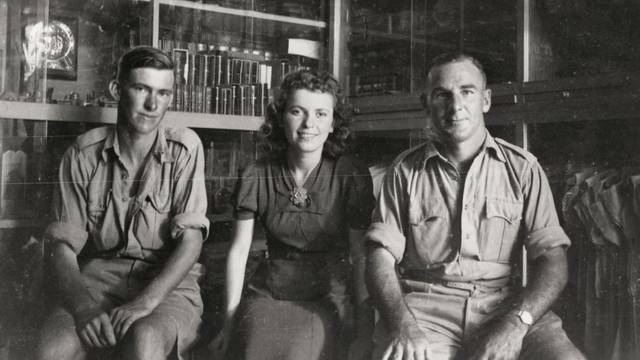 Corporal Henry 'Harry' Spencer, 2/7th Battalion (far right) Tel Aviv, 1940. 