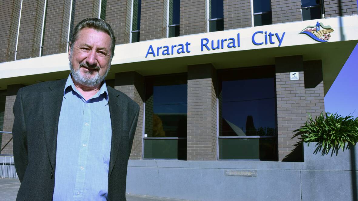 Former councilor Frank Deutsch, who has criticised Ararat Rural City's rates policies in a submission to a state government inquiry. Picture: BEN KIMBER