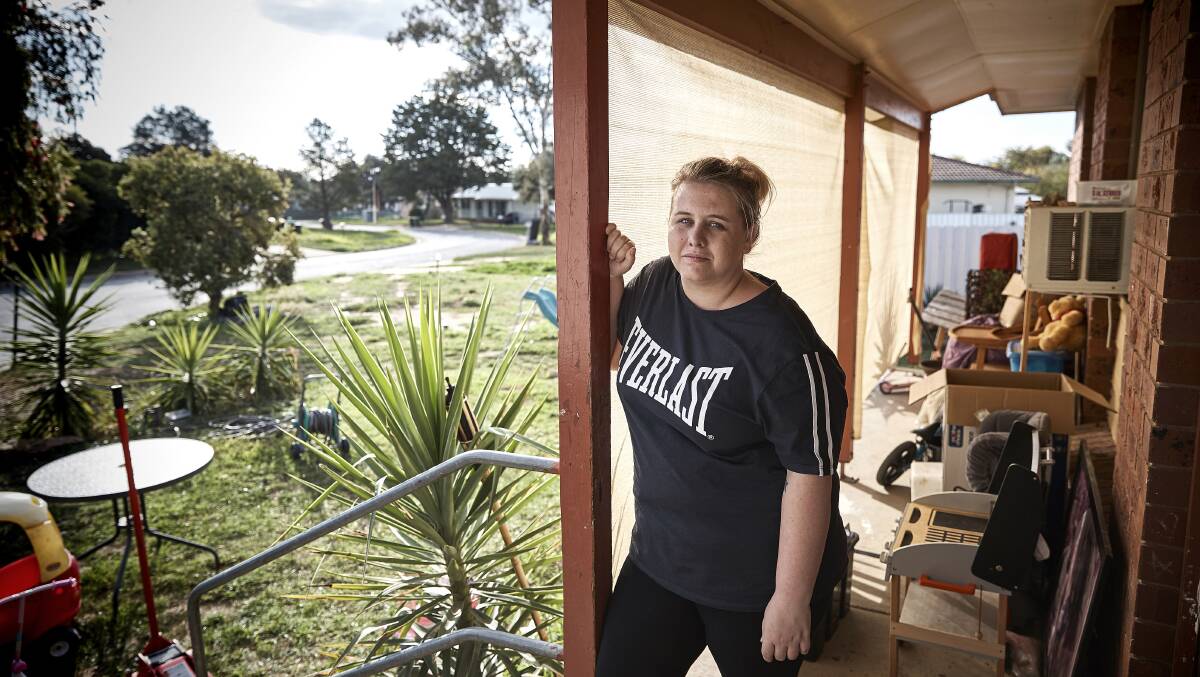 ISSUES AIRED: Tolland resident Katherine, one of the participants in the SBS documentary series and Struggle Street, which follows people battling with social disadvantage in the Riverina. Picture: CONTRIBUTED