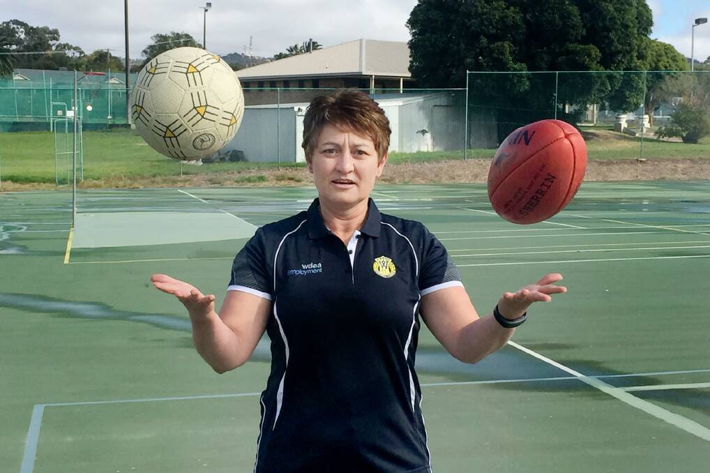 Mary-Lou Boatman took on the role of Wimmera Football League commisioner in 2016 and will be a key in balancing netball and football in the merger.