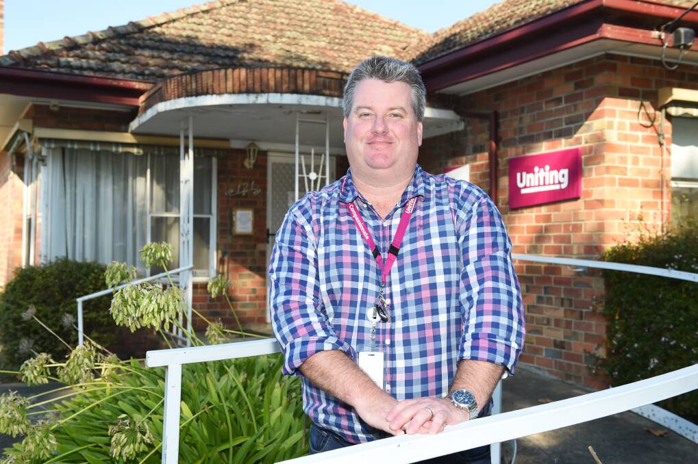 GROUNDBREAKING: Uniting Ballarat acting coordinator housing and homelessness Adam Liversage directed the From Homelessness to a Home program for the region. Picture: Kate Healy
